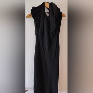 Rick Owens open back halter dress